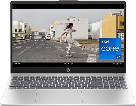 HP 15.6 inch Laptop PC, Processor: 13th Generation Intel® Core™ i7